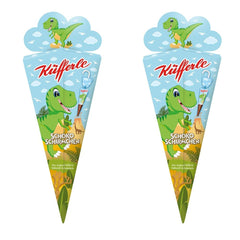 Lindt Küfferle XXL Dino parapluie en chocolat 162 grammes Naty Shop Extra Large Chocolates (lot de 2 pièces)