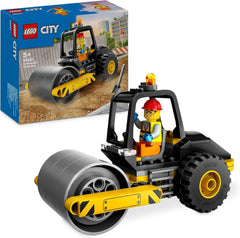 LEGO City Road Roller Véhicule de construction pour enfants de 5 ans Jouet à vapeur avec figurine d'ouvrier du bâtiment Expérience de jeu imaginative pour garçons et filles Petit cadeau amusant 60401 Ensembles de construction Beuche den LEGO-Store Single
