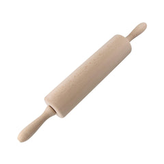 Sucitor Zenker cu rulment de alunecare Ø 6 x 44 cm PATISSERIE, sucitor ca accesoriu de copt, rolă de aluat din lemn pentru întinderea aluatului (culoare: maro), cantitate: 1 bucată