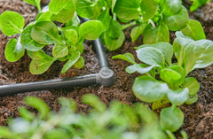 Pièce en L pour Gardena Micro-Drip 4,6 mm (3/16") : pour changer le sens de distribution et les conduites d'égouttement de 90 degrés, installation sans pli, technologie de connexion simple et flexible (13212-20)