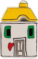 Théière EGAN, collection Le Casette. Objet en porcelaine jaune. Dimensions : 7 x 11 cm. Numéro de référence : 192016