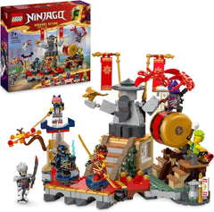 LEGO NINJAGO Tournoi Arène Aventure Jouet pour Enfants 6 Figurines Ninja Playset Collection Ensemble de Construction Cadeau d'Anniversaire pour Garçons et Filles de 7 Ans 71818 Ensembles de Construction Besuche den LEGO-Store Default Title
