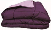 Couette polyester Calgary, prune/violet, polyester, prune/chou, 220 X 160 X 1 cm Naty Shop courtepointes et courtepointes 220X160X1 cm