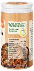 Ostmann Gewürze - Fleisch & Gyros Gewürzsalz | Pikantes Gewürz mit mediterraner Note für gegrilltes und gebratenes Fleisch | Mit praktischem Streuaufsatz | 50 g im Streuer