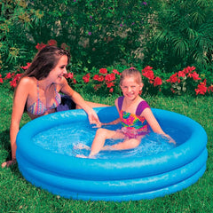 Intex 59416NP - Piscină gonflabilă Crystal Blue, vinil, multicoloră, 114x25 cm