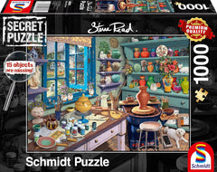 Schmidt Spiele 59656 Artist's Studio Puzzle secret 1000 pièces Naty Shop Titre par défaut