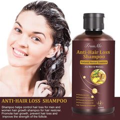 Shampooing pour la croissance des cheveux, anti-chute de cheveux, shampooing contre la perte de cheveux, shampooing naturel à base de plantes pour une croissance plus rapide des cheveux, lotion Naty Shop Hair Care