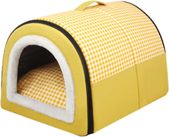 Katzenhöhle | Katzenhaus pour Draußen Winterfest | Katzenhöhle Outdoor pour Katzen | Katzenbett Höhle Katzenhaus Mit Abnehmbarem Waschbarem Matte | Wasserdichtes Wetterfestes Katzenbett Innen Draußen