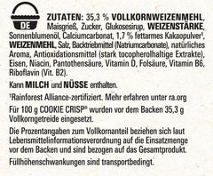 Nestlé Cookie Crisp (+20%), cereale cu cereale integrale sub formă de biscuiți pentru micul dejun pentru copii, pachet de 1 (1x450g)