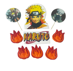 Set van 9 eetbare decoraties, NARUTO