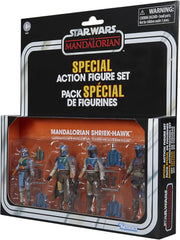 Star Wars Vintage Collection Mandalorian Shriek-Hawk, Pack de 4 Mandalorian, échelle 9,5 cm figurines Naty Shop