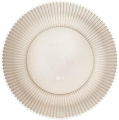 elho Vibes Fold Bowl 25 - Pots de fleurs d'intérieur - 100% plastique recyclé - Ø 24,9 x H 12,1 cm - Blanc/Lin blanc