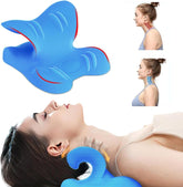 Civière de cou 2.0, Cloudy Neck Lefaya Civière de cou Vainqueur du test orthopédique Civière de cou pour soulager les douleurs cervicales Bosse de cou de qualité supérieure Nuage de cou corrige la posture (bleu) Oreillers orthopédiques cervicaux Naty Shop Titre par défaut