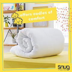 Couette Just Right Snug, 10,5 tog, fibres creuses, blanc, lit double Couettes et couettes Naty Shop