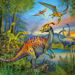 Ravensburger Puzzle pour Enfants - 09317 La Fascination des Dinosaures - Puzzle 3X49 pièces pour Enfants de 5 Ans et Plus Puzzle Naty Shop