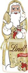 Lindt Santa Glamour, chocolat au lait, nouveau design, 1 paquet (18 x 125 g)