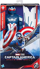 Marvel Studios Captain America Brave New World, figurine Captain America Deluxe, 30 cm Figurines Naty Shop