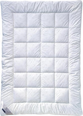 Billerbeck Couette en Fibre King E21 - Couette Raffinée en Fibre d'Aloe Vera - Couette Toutes Saisons 135 X 200 Cm à Chaleur Moyenne, Blanc Naty Shop Couettes Simple 135 X 200 Cm Medium (M)