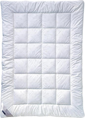 Billerbeck Couette en Fibre King E21 - Couette Raffinée en Fibre d'Aloe Vera - Couette Toutes Saisons 135 X 200 Cm à Chaleur Moyenne, Blanc Naty Shop Couettes Simple 135 X 200 Cm Medium (M)
