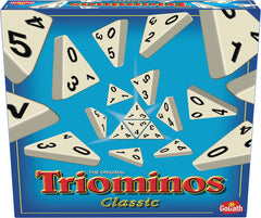 Goliath - Triominos Classic - Jeu de société populaire pour jeunes et adultes à partir de 6 ans - Jeu de société et amusant en famille pour 2 à 4 joueurs - Avec tactiques et stratégies pour enfants et adultes