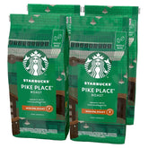STARBUCKS Pike Place Roast, torréfaction moyenne, grains de café entiers Naty Shop Pike Place Coffee 4 x 450 grammes