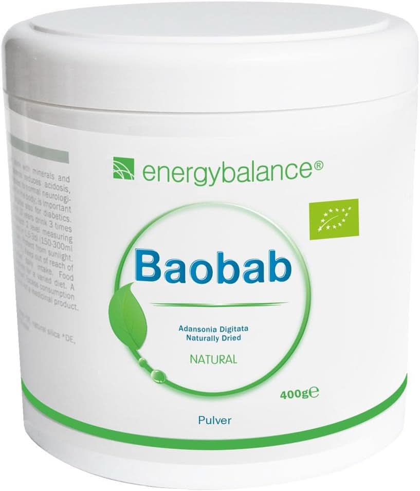 Poudre bio de Baobab - vitamine C, calcium, magnésium, potassium, 400 grammes Arômes Naty Shop