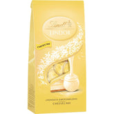 Chocolat Lindt | Sachets LINDOR pour cheesecake | 137g | 10 boules de chocolat au lait fourrées au cheesecake fondant | Cadeau chocolat