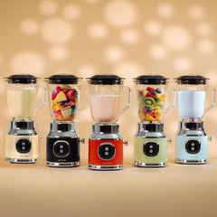 Cecotec Batteur Sur Socle Retro Retrotwist Vert. 800W Puissance Maximale, Fonction Pulse, 4 Cuillères Avec Titane Beschichtung Und 1L Krug, Design Vintage dans Grün Kitchen Naty Shop