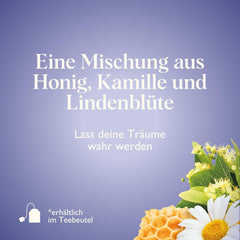 Twinings SWEET DREAMS Ceai de mușețel cu miere, portocale și flori de tei - Amestec dulce de ceaiuri din plante pentru îmbunătățirea naturală a calității somnului, pachet de 12 (10 pliculețe fiecare)