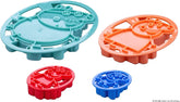 Forme de biscuiți Dr. Oetker Peppa Pig Embosser – set de 4 piese pentru copt creativ, ușor de utilizat – perfecte pentru biscuiți și fondant, durabile și lavabile în mașina de spălat vase