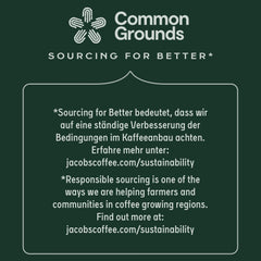 Jacobs Kaffeebohnen Café Crema Intense, intensif avec Kakao- & Nussnote, geröstet à Brême, Intensität 7/10, Kaffee ganze Bohnen, 1 kg