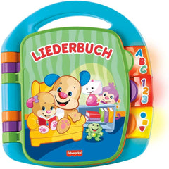 Fisher-Price Learning Fun, Livre de chansons, Livre de musique pour bébé, Jouet musical pour bébé, Livre électronique pour bébé, à partir de 6 mois, Version allemande, CDH40 Baby Toys Naty Shop Allemand