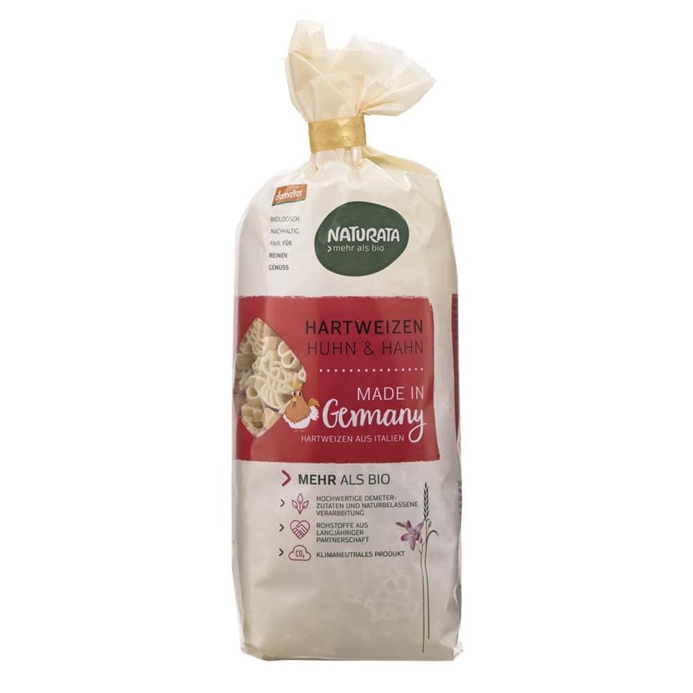 Pâtes de blé dur, poulet et coq