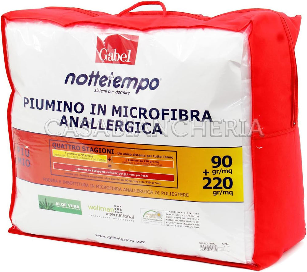 Lit double Gabel Vier Jahreszeiten Couettes et couettes Naty Shop Lit double