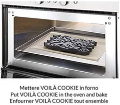 Silikomart, Voila Cookie Leaves boîte à biscuits, 240mm X 150mm, hauteur 20mm Cuisine Naty Shop