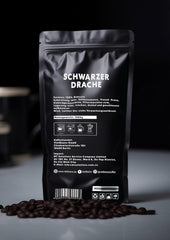 Black Dragon Espresso 100% Robusta - Boabe de cafea prăjite extra tari - Cafea foarte tare și corpolentă, cu conținut ridicat de cafeină - Espresso foarte tare