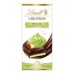 Lindt Creation Hazelnoot De Luxe Reep - Pure chocolade met knapperige hazelnoten in een romige vulling