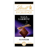 Lindt Excellence Zoet Gezouten Hout - Reep van pure chocolade 100 g - Intense cacaosmaak