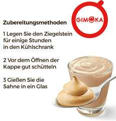 Gimoka Cream Caffè Latte Lactosevrij Glutenvrij Geen bewaarmiddelen