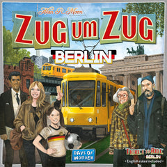 Days of Wonder, Les Aventuriers du Rail : Berlin, jeu familial, jeu de société, 2-4 joueurs, à partir de 8 ans, 10-15 minutes, allemand