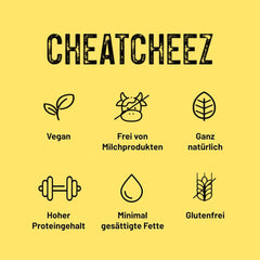 Gekweekte voedingsmiddelen CHEATCHEEZ Veganistische Goudse saus - Lactose- en glutenvrij