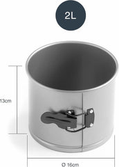 Moule à panettone amovible, en acier au carbone, antiadhésif, diamètre 16 cm, volume 2 litres Moules et plaques à pâtisserie Naty Shop