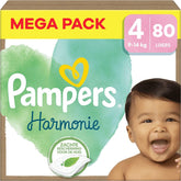 Couches Pampers Harmony 80 taille 4 (9-14 kg)