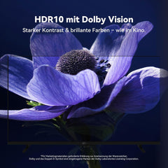 Google TV 4K UHD 139,7 cm (55") avec Google Play et Google Cast intégrés, HDR 10, Dolby Vision, Dolby Atmos, Memc, commande vocale, noir, 4K, 139,7 cm (55")