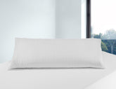 Savel, oreiller anti-stress avec housse double, fermeté moyenne, 105 X 40 Cm Naty Shop oreillers standards Blanc 40X105 Cm