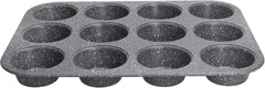 Pure Roq Muffinform Für 12 Muffins, Aluminium, Schwarz Matrite si tavi pentru copt Naty Shop Muffin-Blech