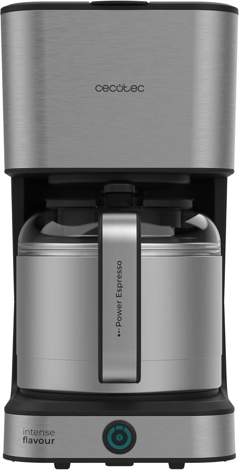 Cafetieră cu picurare Cecotec Coffee 66 Drop & Thermo, 950 W, 1,2 L, 10 cești, tehnologie ExtremeAroma, funcție anti-picurare, indicator nivel apă, filtru principal reutilizabil, protecție la supraîncălzire