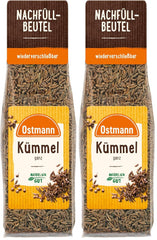 Ostmann Gewürze - Cummel ganz | Zum Würzen von Brot et Gebäck | Pour le remplissage du streudose | 40 g en sachet