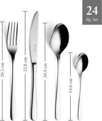 Vivo de Villeroy & Boch – Nouveau set de couverts Fresh Basic de 24 pièces pour 6 personnes Cuisine Naty Shop