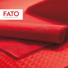 - Serviettes en papier jetables, idéales pour les déjeuners et les buffets décontractés, paquet de 50 serviettes, taille 33 x 33, 4 plis, 2 épaisseurs, rouge, papier 100 % pure cellulose, certifié Fsc.